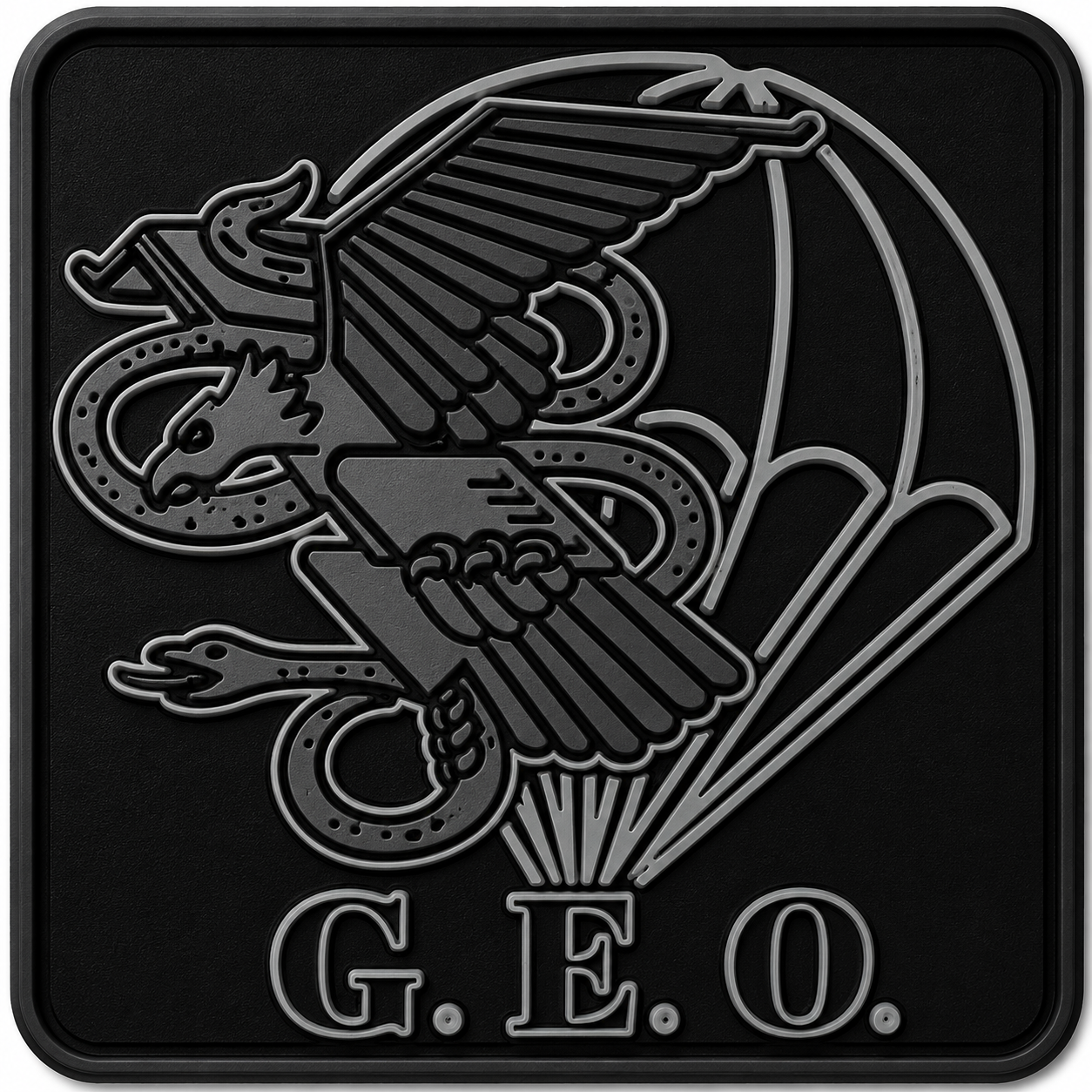 PARCHE CNP G.E.O PARACAIDISTA PVC + VELCRO (5x5cm)