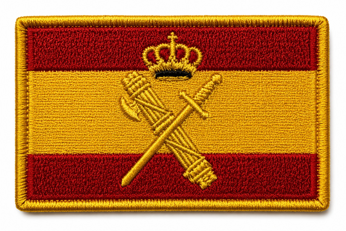 PARCHE G.CIVIL BANDERA ESPAÑOLA BORDADO VELCRO (5x3cm)