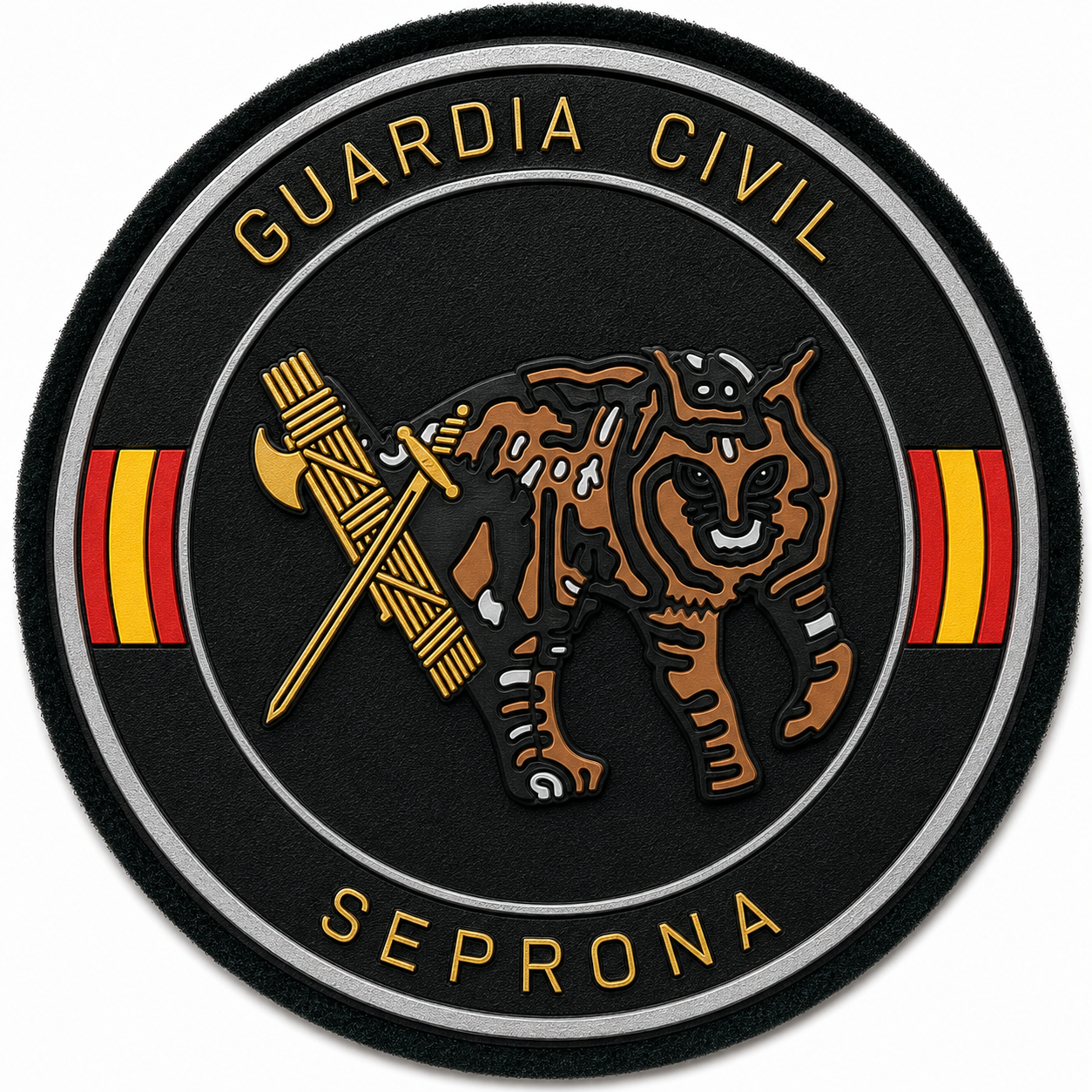 PARCHE G.CIVIL SEPRONA PVC VELCRO (9x9cm)