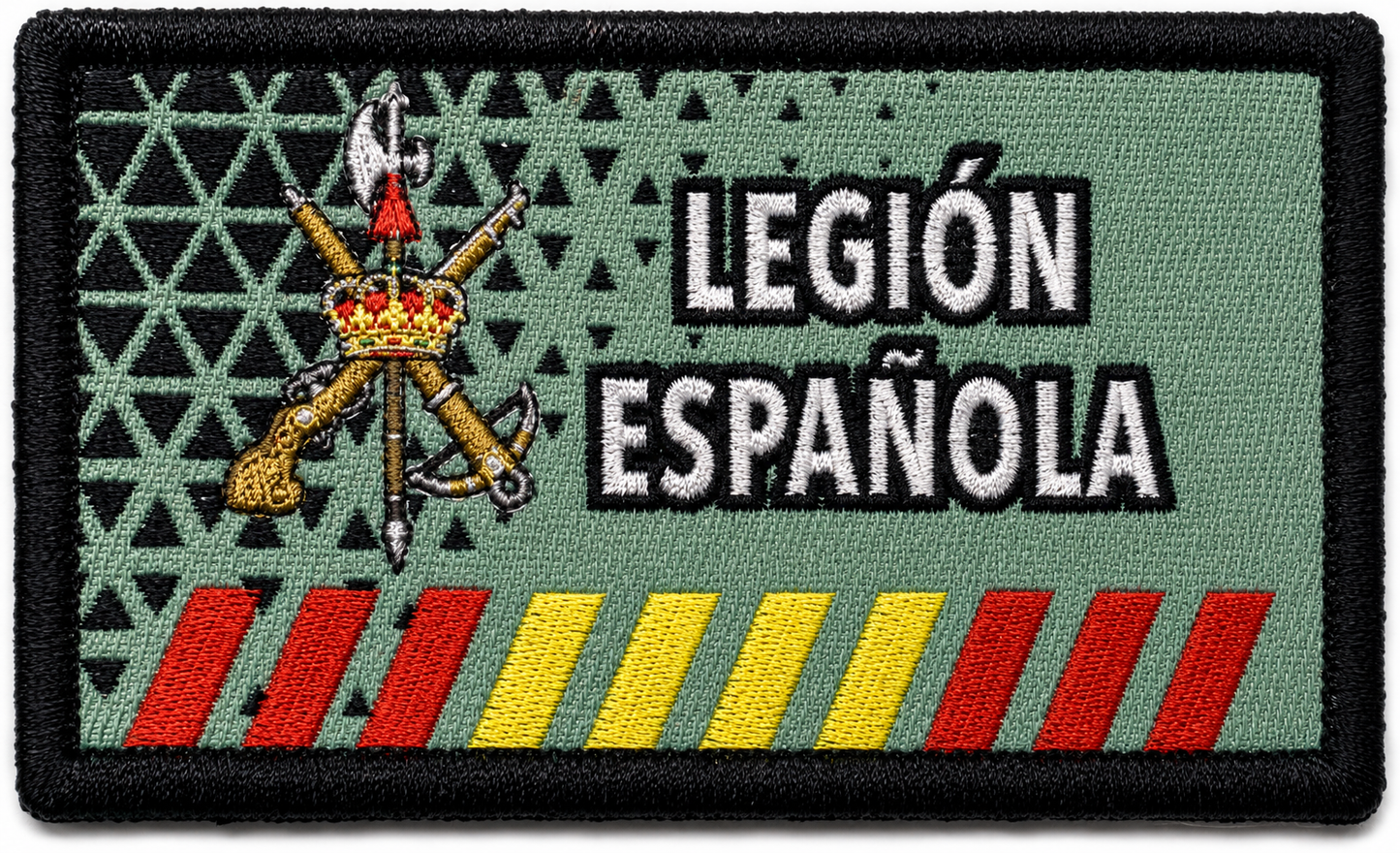 PARCHE LEGION ESPAÑOLA BORDADO VELCRO (7x4cm)
