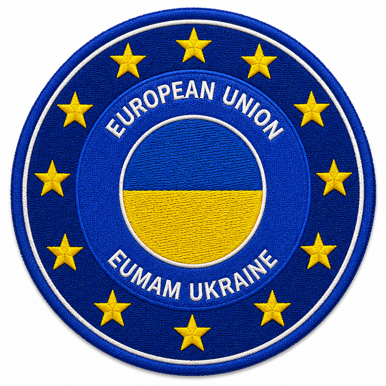 PARCHE UCRANIA PVC VELCRO (9x9cm)