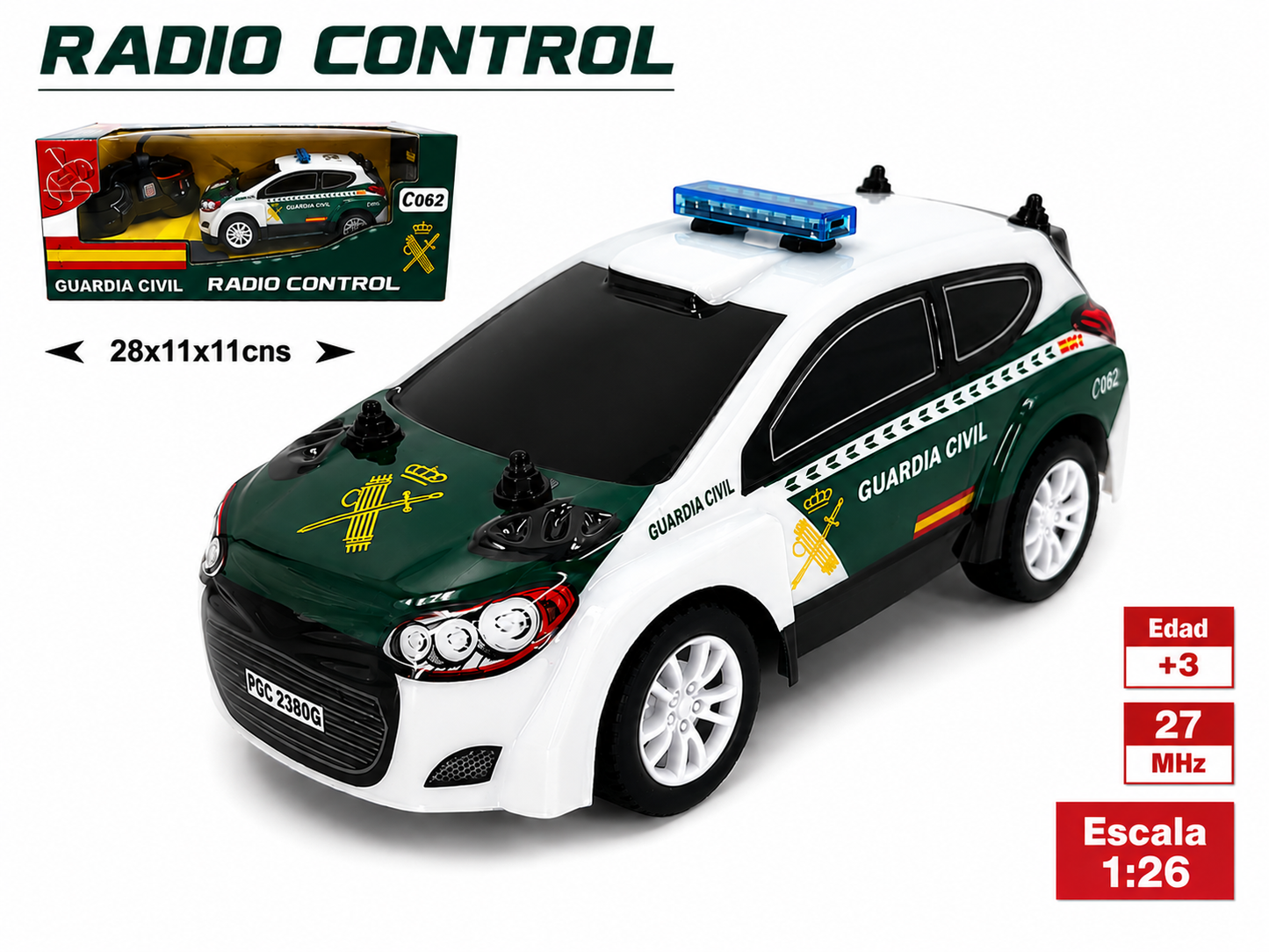 PLAYJOCS COCHE G.C RADIO CONTROL GT-8205