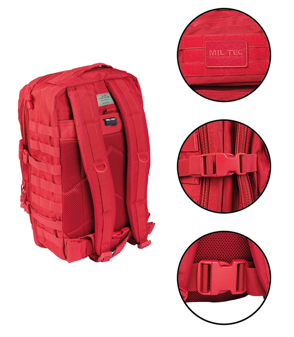 ASSAULT PACK LG ROJA