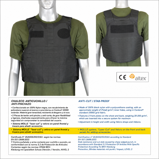 CHALECO ANTI CORTES