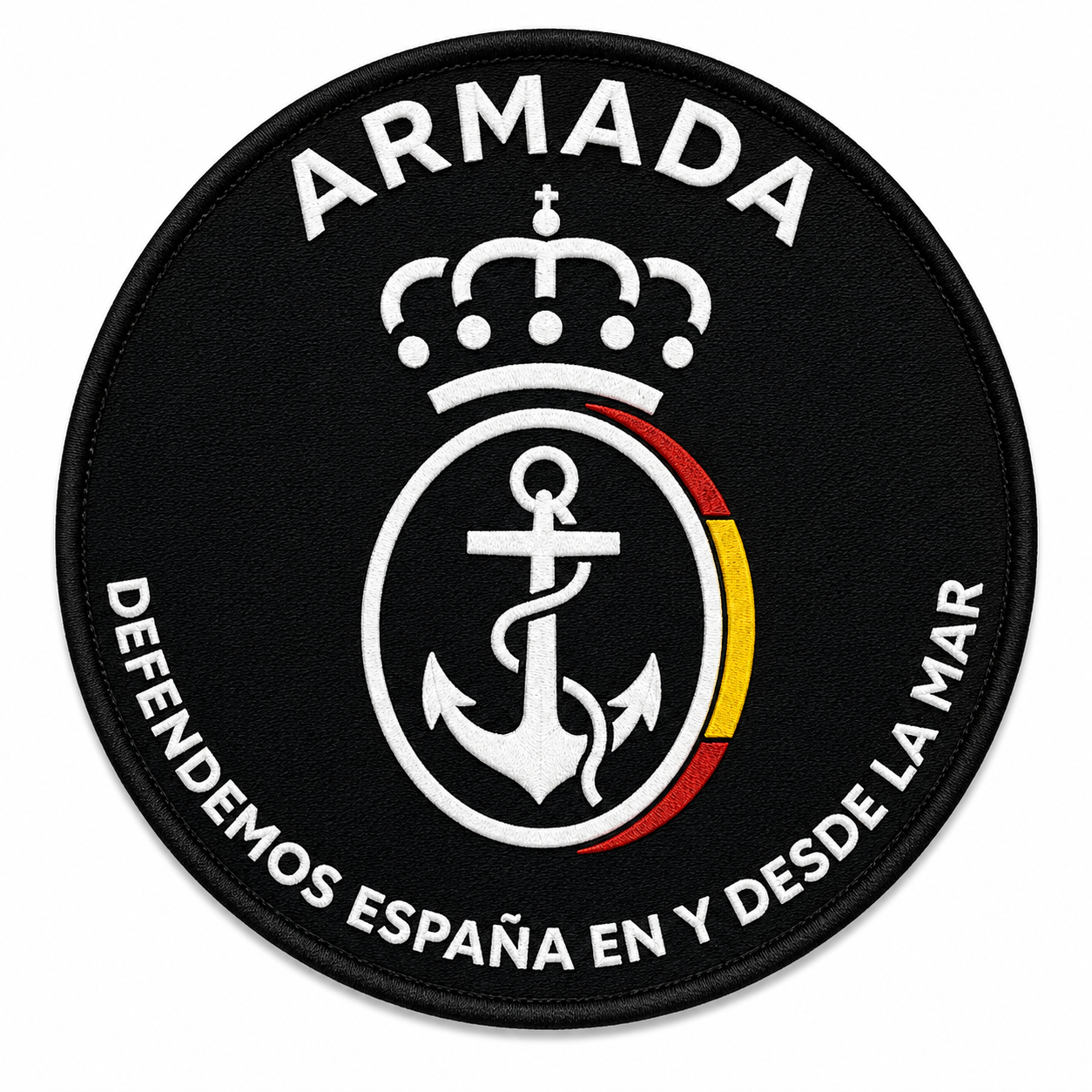 PARCHE ARMADA PVC VELCRO (9x9cm)