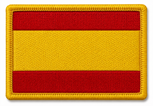 PARCHE BANDERA ESPAÑA BORDADO VELCRO (5,5x3,5cm)