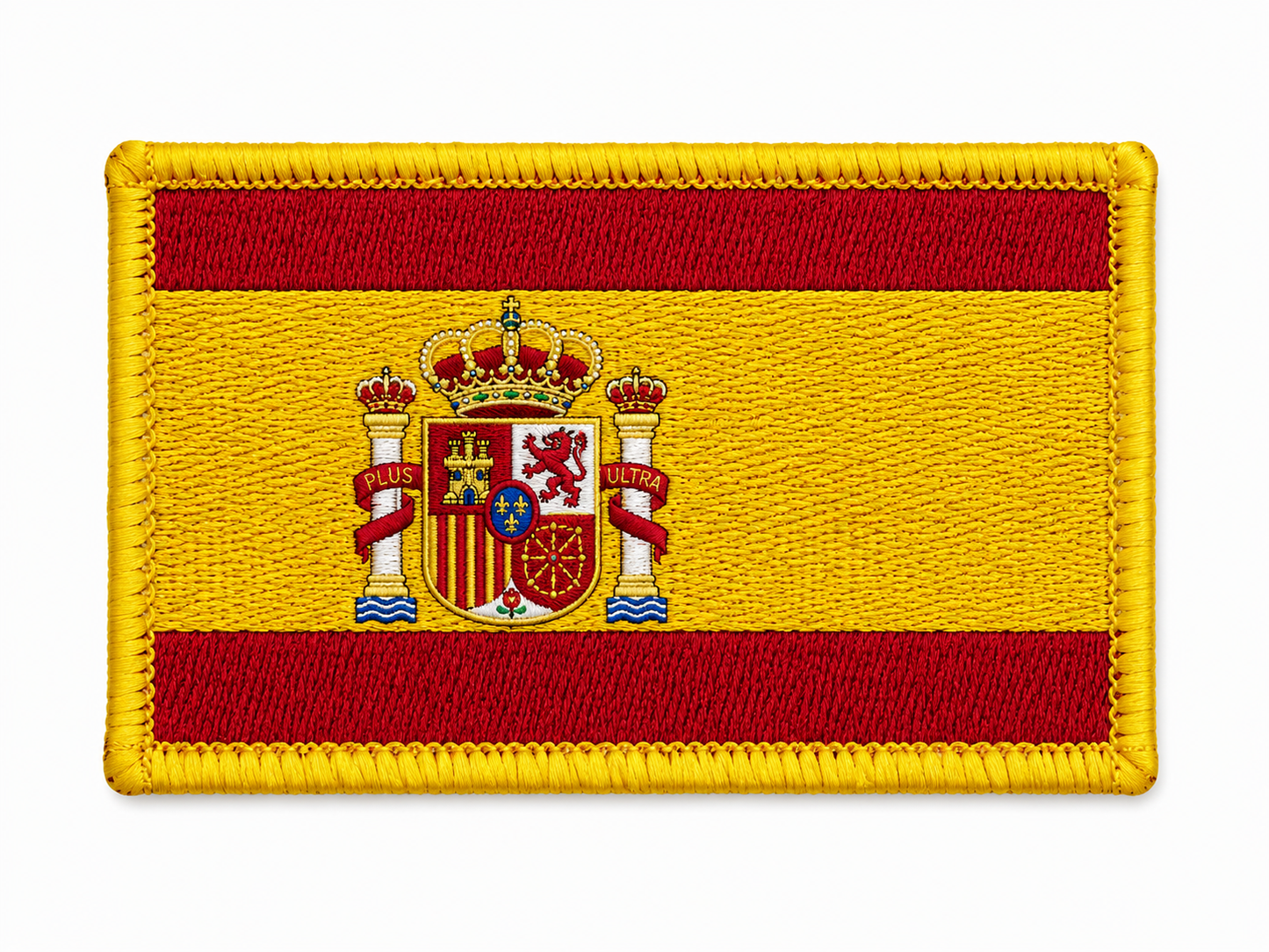PARCHE BANDERA ESPAÑA BORDADO VELCRO (9x5,5cm)