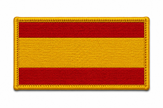 PARCHE BANDERA ESPAÑA BORDADO VELCRO (9x5,5cm)