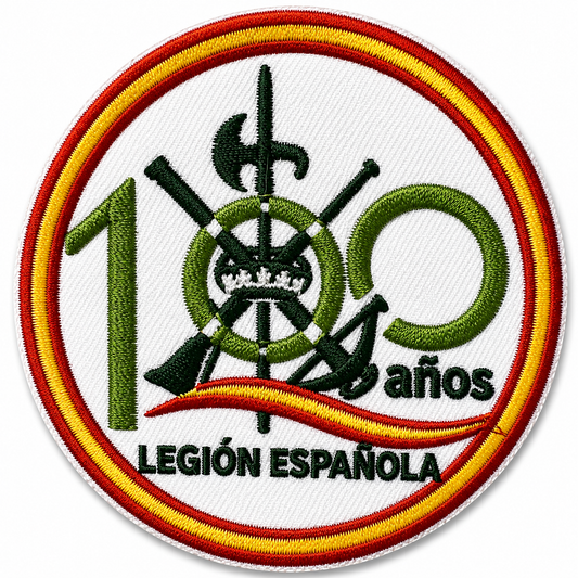 PARCHE CENTENARIO DE LA LEGION BORDADO VELCRO (7x7cm)