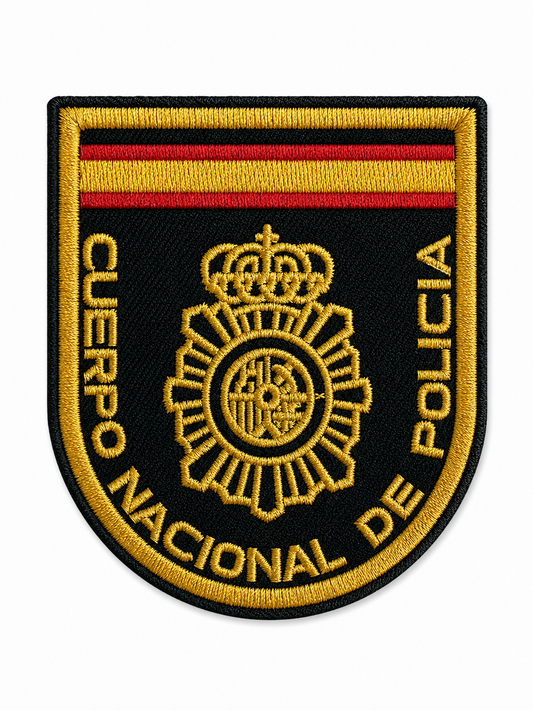 PARCHE CNP BORDADO VELCRO (6,5x8cm)