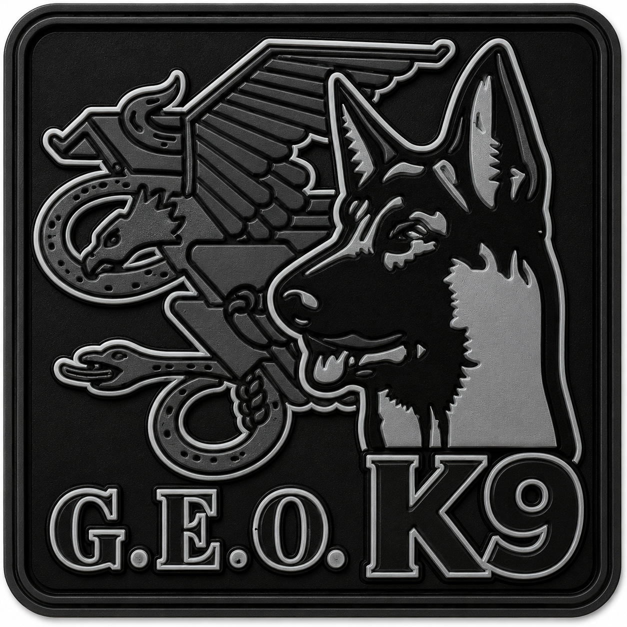 PARCHE CNP G.E.O K9 PVC + VELCRO (5x5cm)