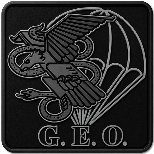 PARCHE CNP G.E.O PARACAIDISTA PVC + VELCRO (5x5cm)