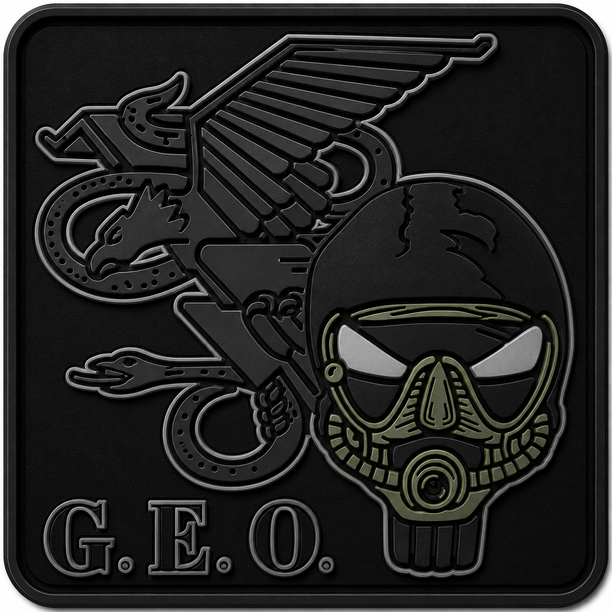 PARCHE CNP G.E.O TEDAX PVC + VELCRO (5x5cm)