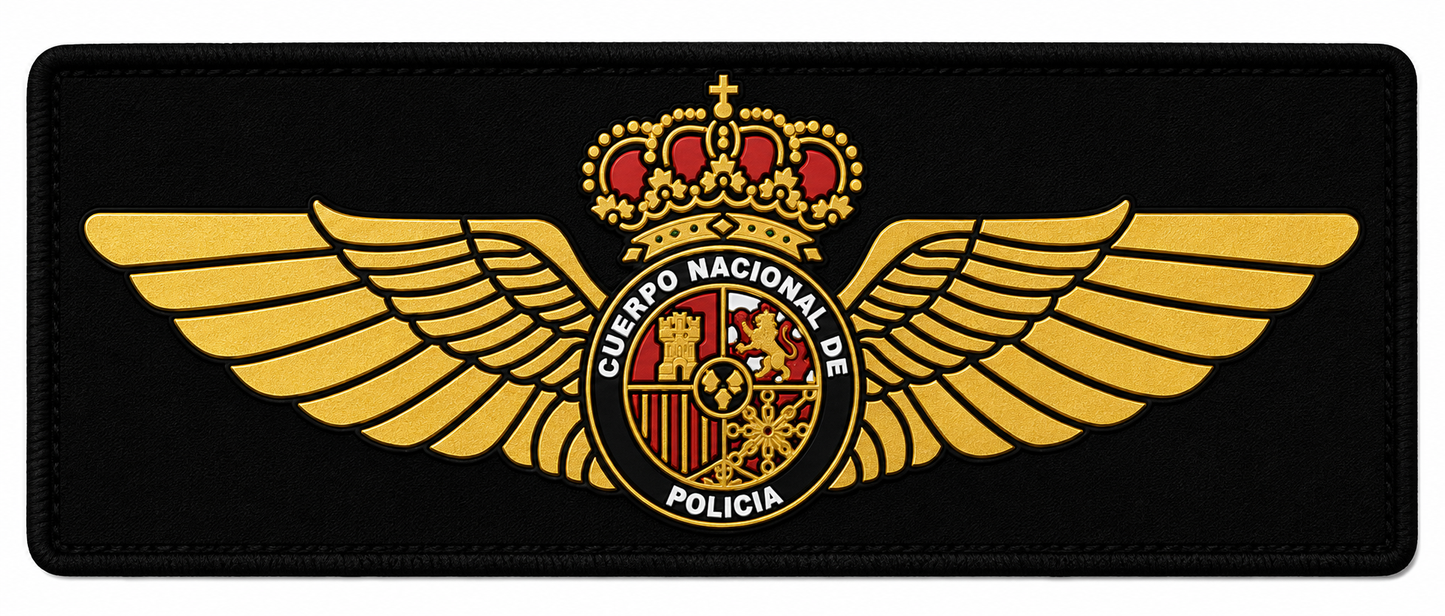 PARCHE CNP SERVICIO AEREO BORDADO VELCRO (9x3cm)