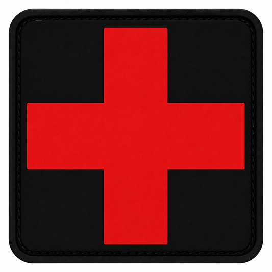 PARCHE CRUZ ROJA PVC VELCRO (4,5x4,5cm)