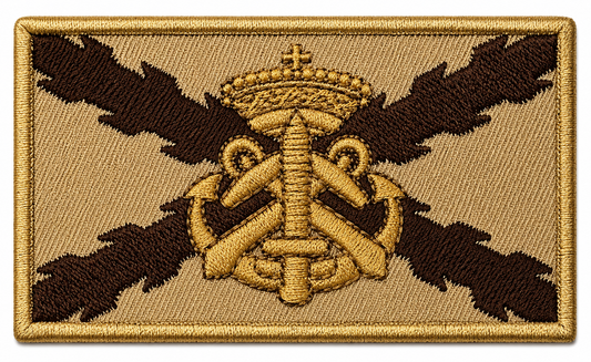 PARCHE DE COMBATE DE FUERZA GUERRA NAVAL ESPECIAL 'FGNE' 5 BORDADO VELCRO (9x5cm)