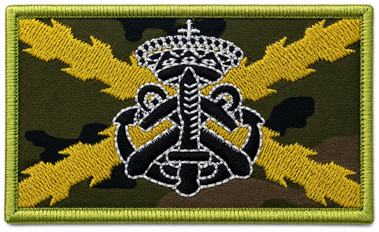 PARCHE DE COMBATE DE FUERZA GUERRA NAVAL ESPECIAL 'FGNE' BORDADO VELCRO (9x5cm)