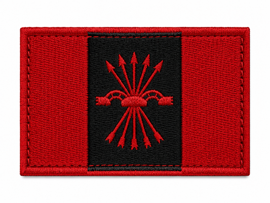 PARCHE FALNGE BORDADO VELCRO ((8x5,5cm)