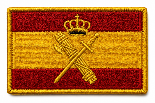 PARCHE G.CIVIL BANDERA ESPAÑOLA BORDADO VELCRO (5x3cm)
