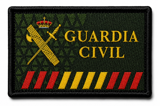 PARCHE G.CIVIL BORDADO VELCRO (7x4cm)