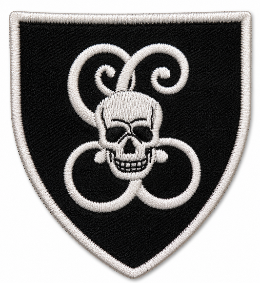 PARCHE G.CIVIL CALAVERA BORDADO VELCRO (6x7cm)