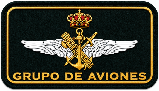 PARCHE G.CIVIL GRUPO DE AVIONES BORDADO VELCRO (9,5x5,5cm)