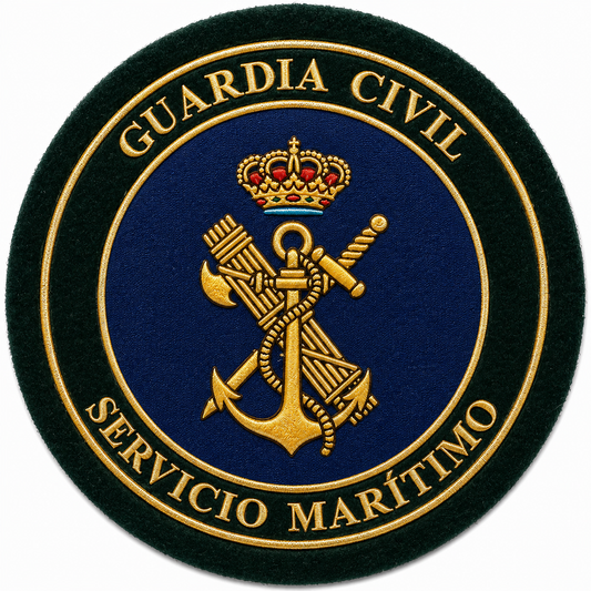 PARCHE G.CIVIL SERVICIO MARITIMO GOMA VELCRO (9x9cm)
