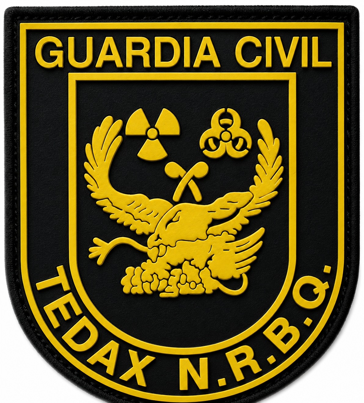 PARCHE G.CIVIL TEDAX BORDADO VELCRO (7,5x9cm)