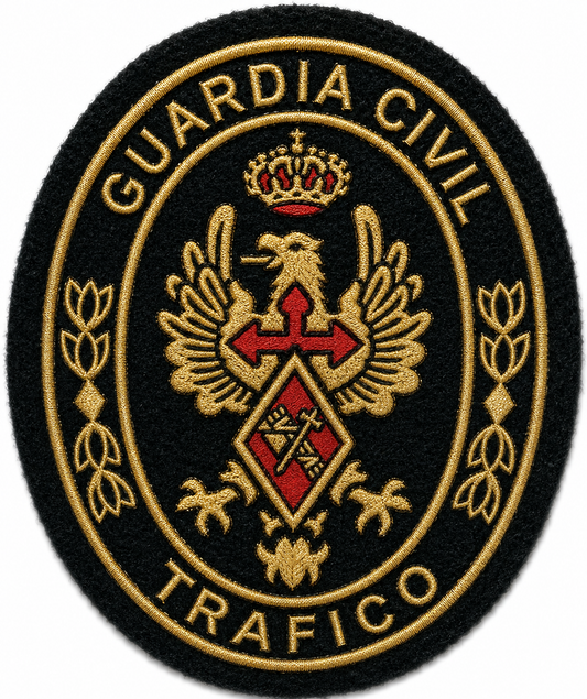PARCHE G.CIVIL TRAFICO BORDADO VELCRO (4,5x6cm) (6,50€)