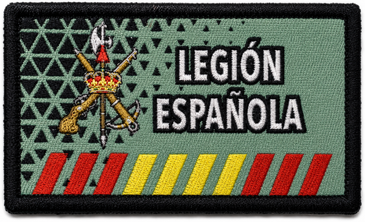 PARCHE LEGION ESPAÑOLA BORDADO VELCRO (7x4cm)