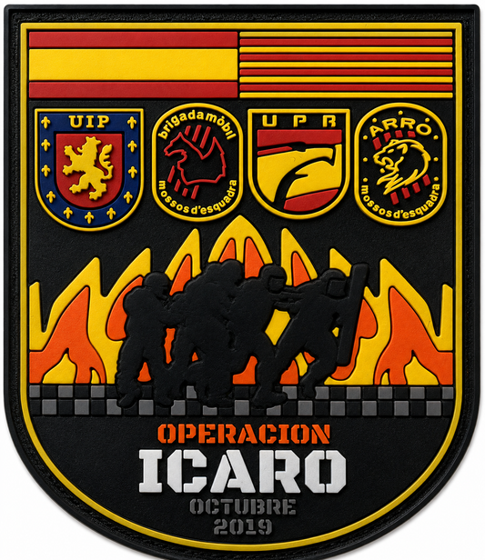 PARCHE OPERACION ICARO PVC VELCRO (7x8cm)