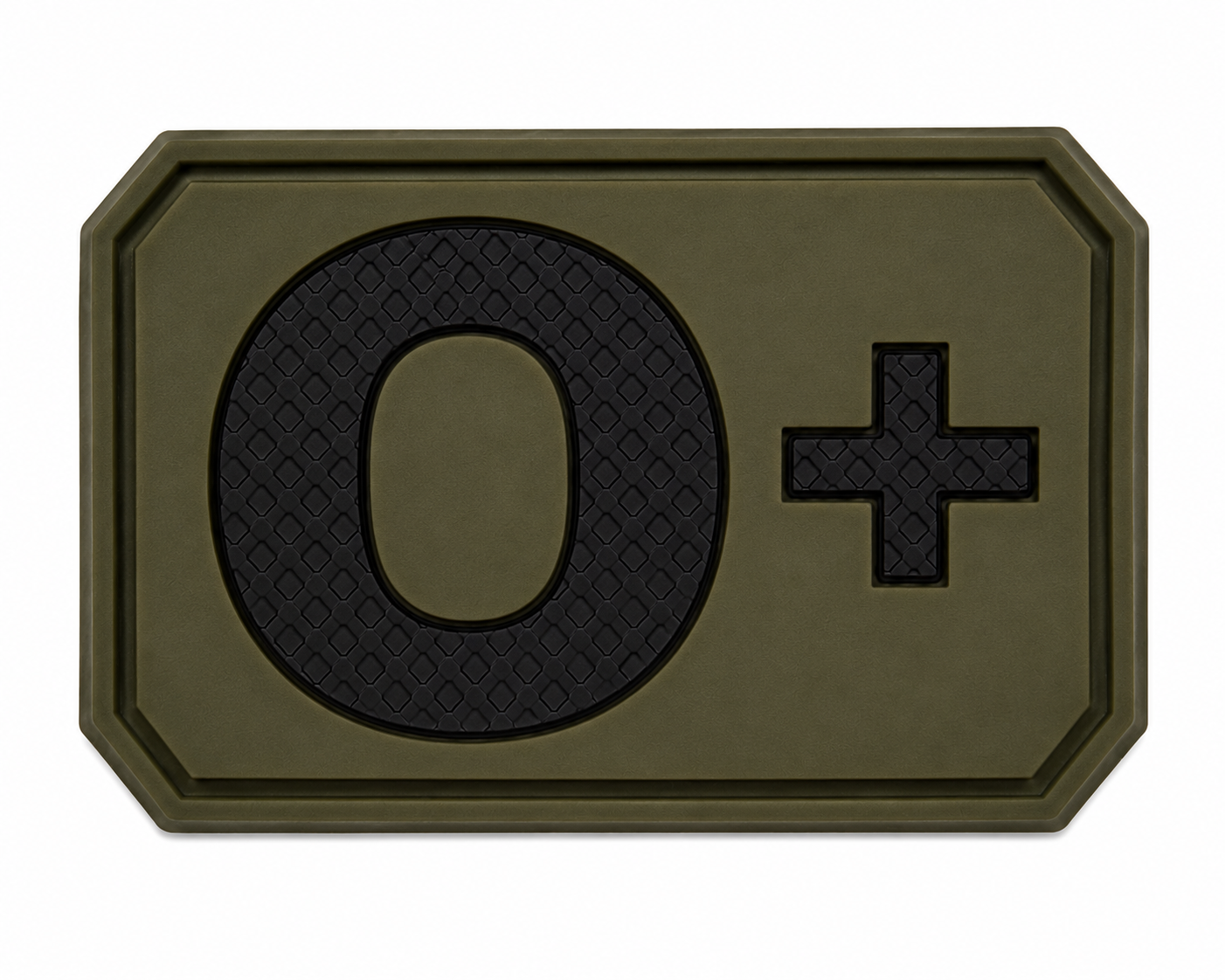 PARCHE O+ PVC VELCRO