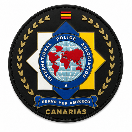 PARCHE POLICÍA PVC VELCRO (8,5x8,5cm)