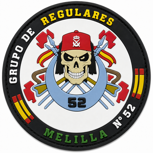 PARCHE REGULARES PVC VELCRO (9x9cm)