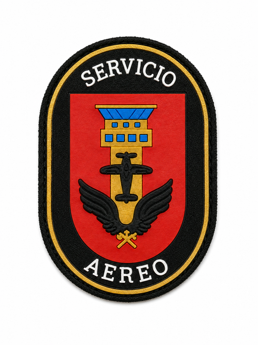 PARCHE SERICIO AÉREO G.C VELCRO (8x10,5cm)