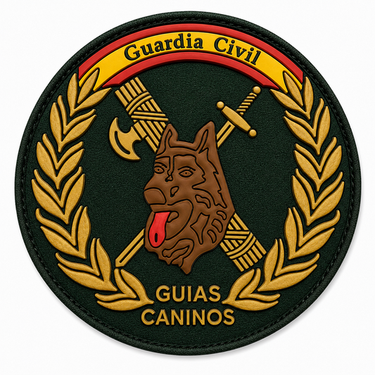 PARCHES GUÍAS CANINOS G.C VELCRO (9x9cm)