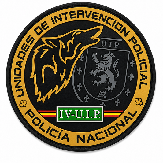 PARCHE U.I.P PVC VELCRO (9x9cm)