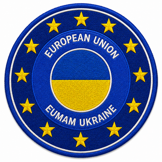 PARCHE UCRANIA PVC VELCRO (9x9cm)