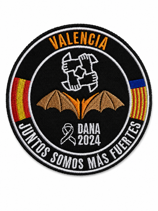 PARCHE VALENCIA BORDADO VELCRO (9x9cm)