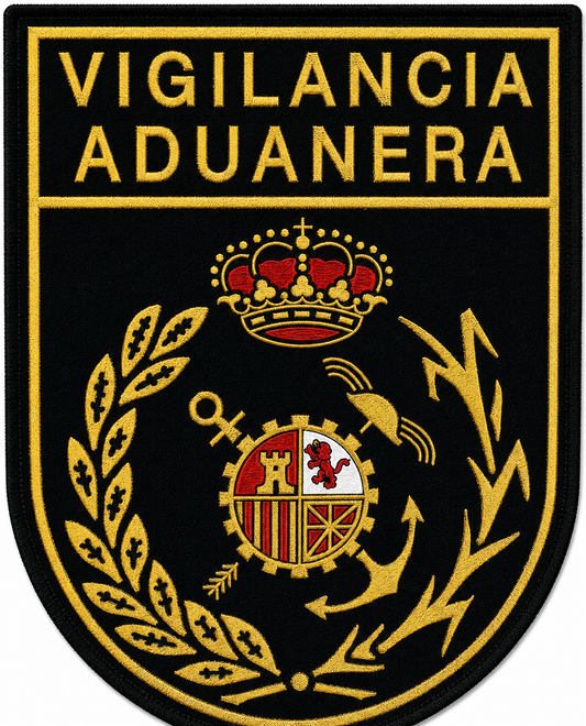 PARCHE VIGILANCIA ADUANERA BORDADO VELCRO (7,5x10cm) (6,50€)