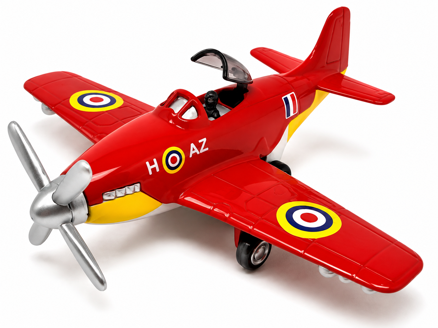 PLAYJOCS AVION MILITAR ROJO GT-8159